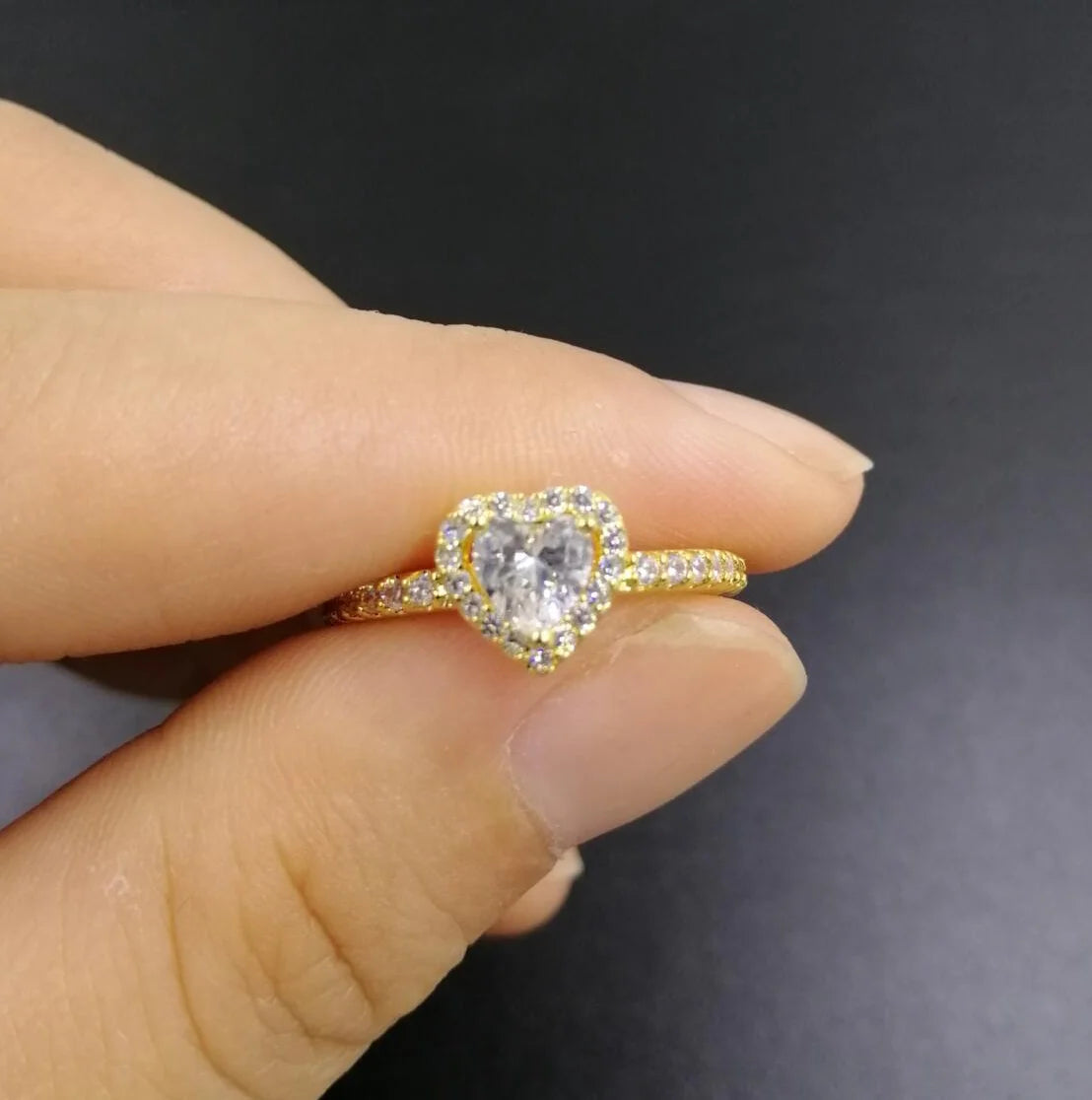 Eternal Rose Heart Ring