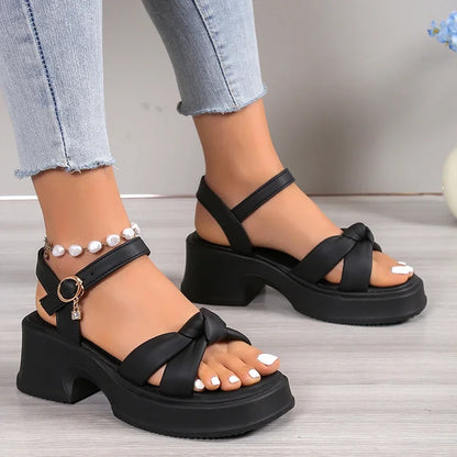Ankle Strap Platform Sandals