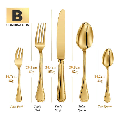 Metal Silver Cutlery Set Piece
