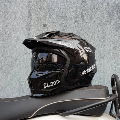 Vintage Warrior Motorcycle Helmet