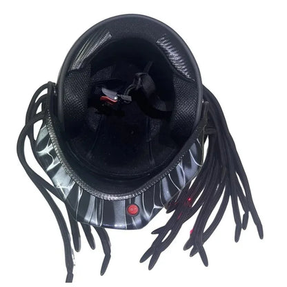 Carbon-Look Off-Road Full-Face Helmet