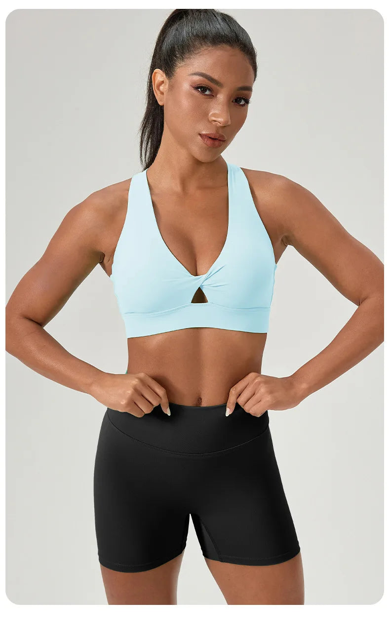 Yoga bra detachable padding quick-drying