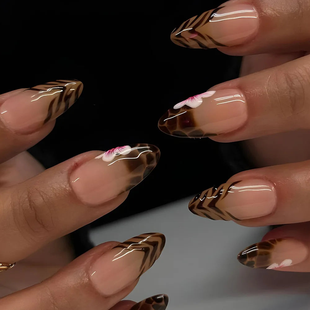 Floral Ballerina Press-On Nails