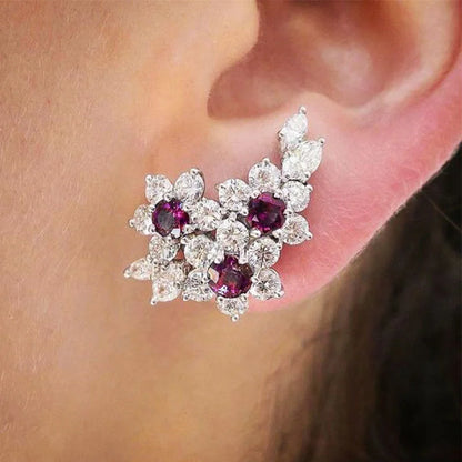 Geometric Zircon Studs