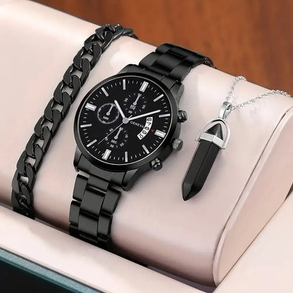 Men's Quartz Watch Set