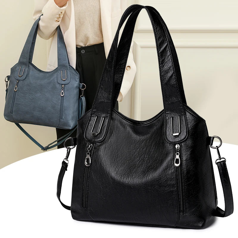 Retro Leather Shoulder Bag