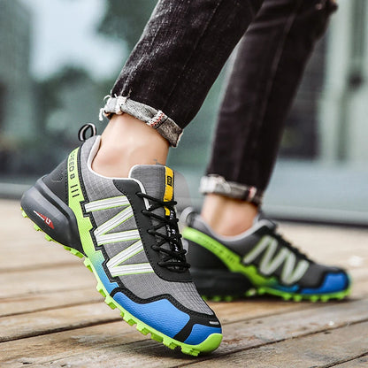 Waterproof Lace-Up Trekking Sneakers