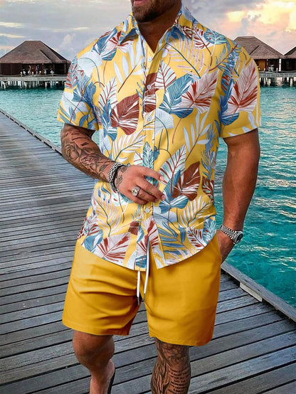 Tropical Floral Hawaiian Shirt