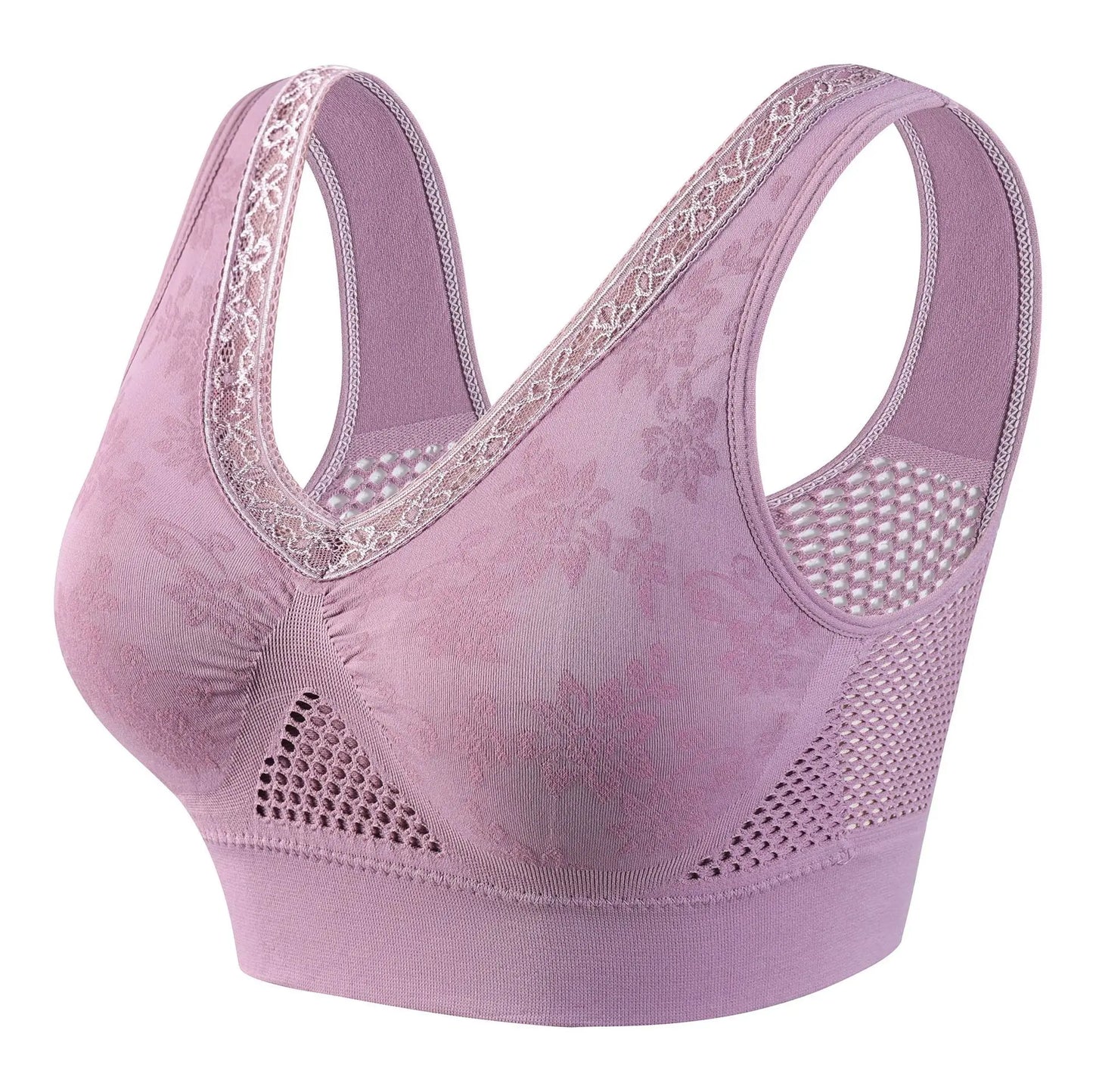 Seamless Push Up Sports Bra