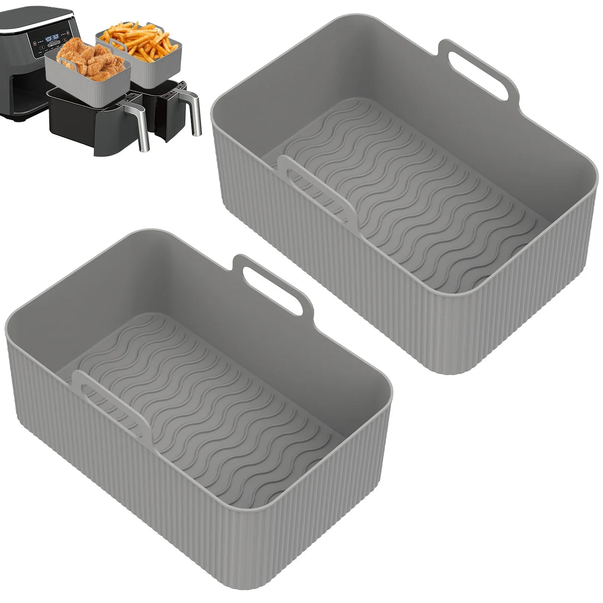 Silicone Fryer Accessories Air Pot
