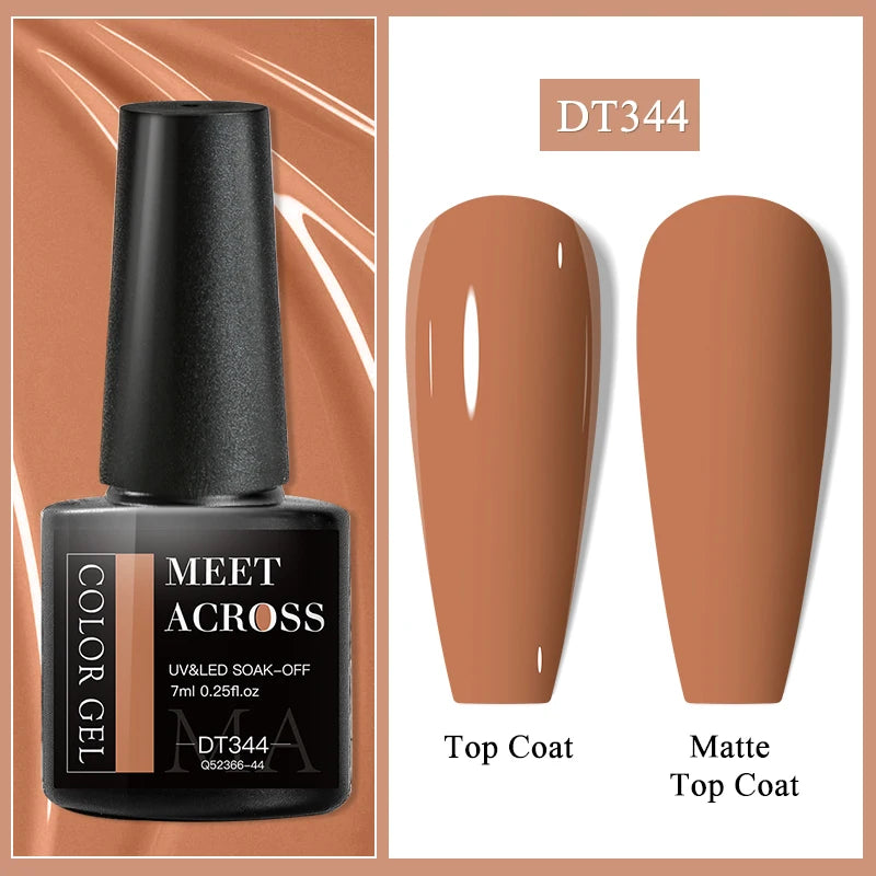 MEET ACROSS Matte Gel Polish