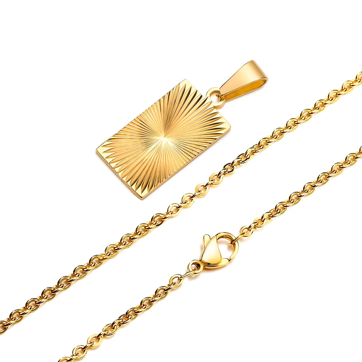 Metal Round Stainless Necklace Party