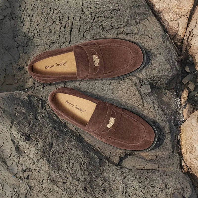 Beautoday Suede Penny Loafers