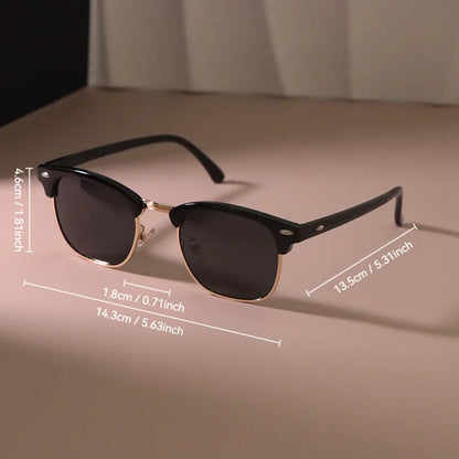 Retro Square Mirror Sunglasses
