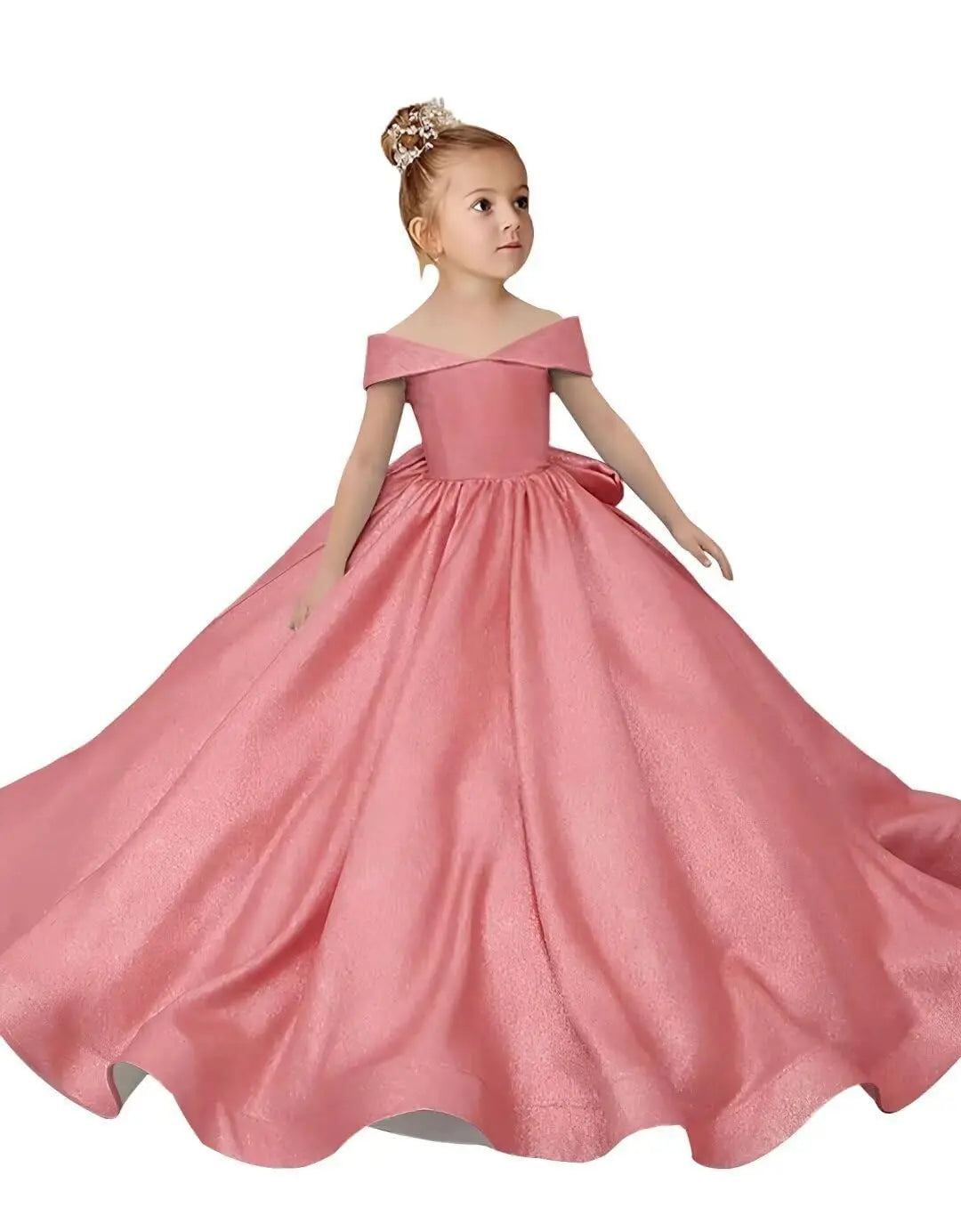 Princess Cotton Flower Girl Dress
