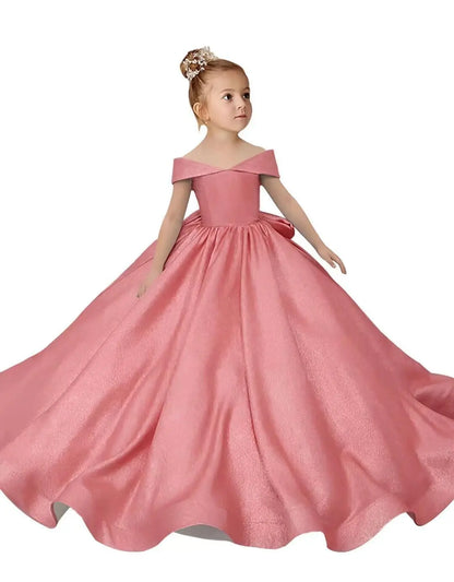 Princess Cotton Flower Girl Dress