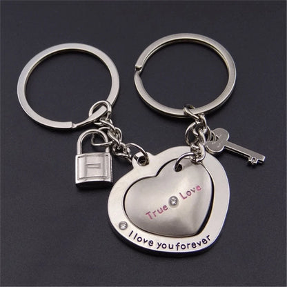 I Love You Keychains Set