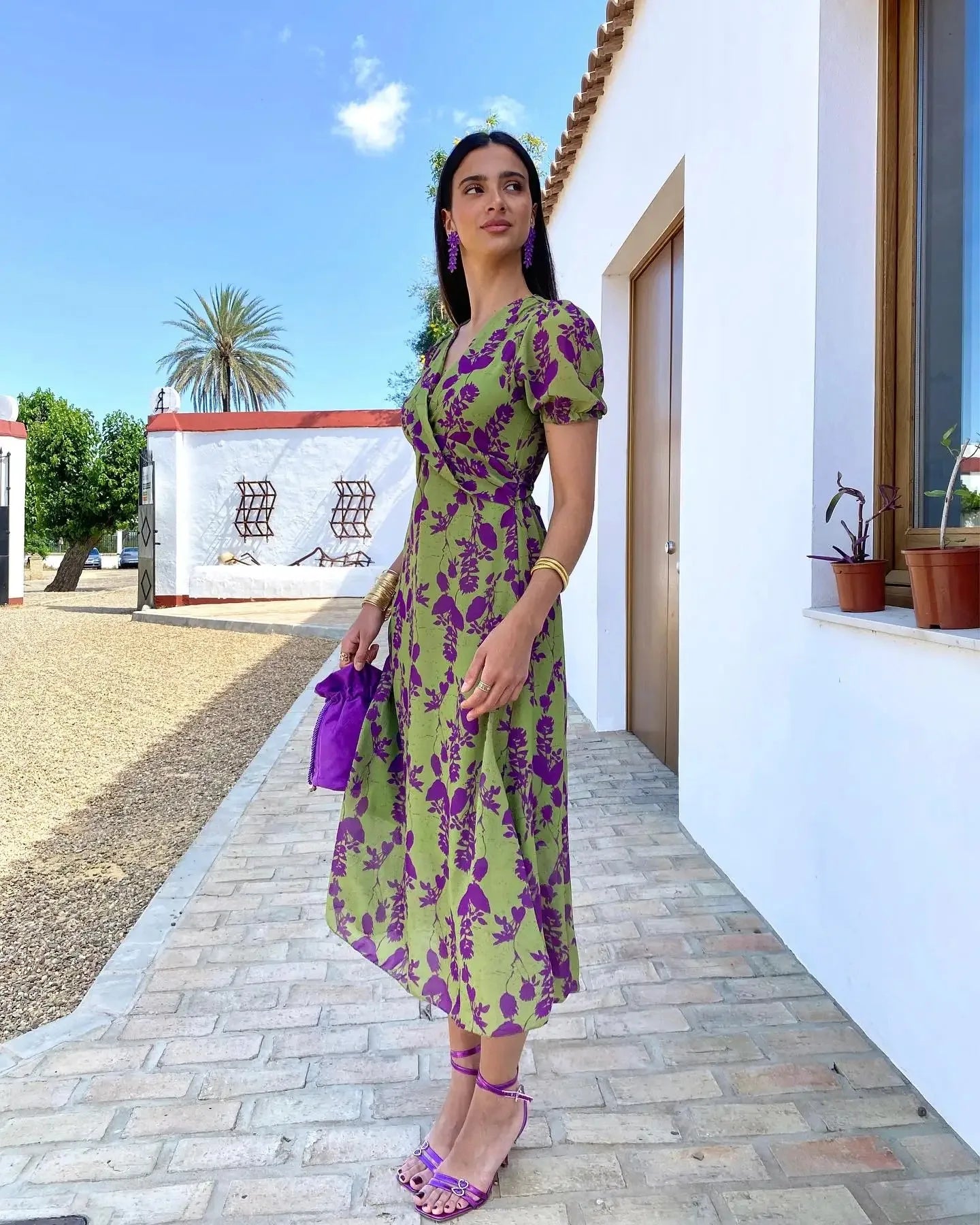 Asymmetrical Midi Dress