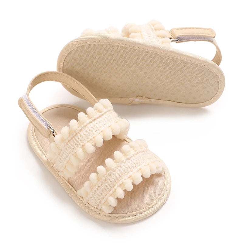 Cotton Soft-Sole Baby Sandals