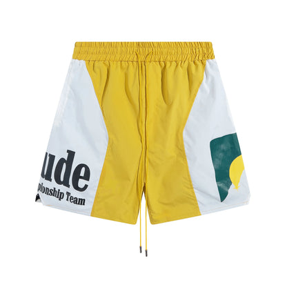 Letter Print Hip-Hop Beach Shorts