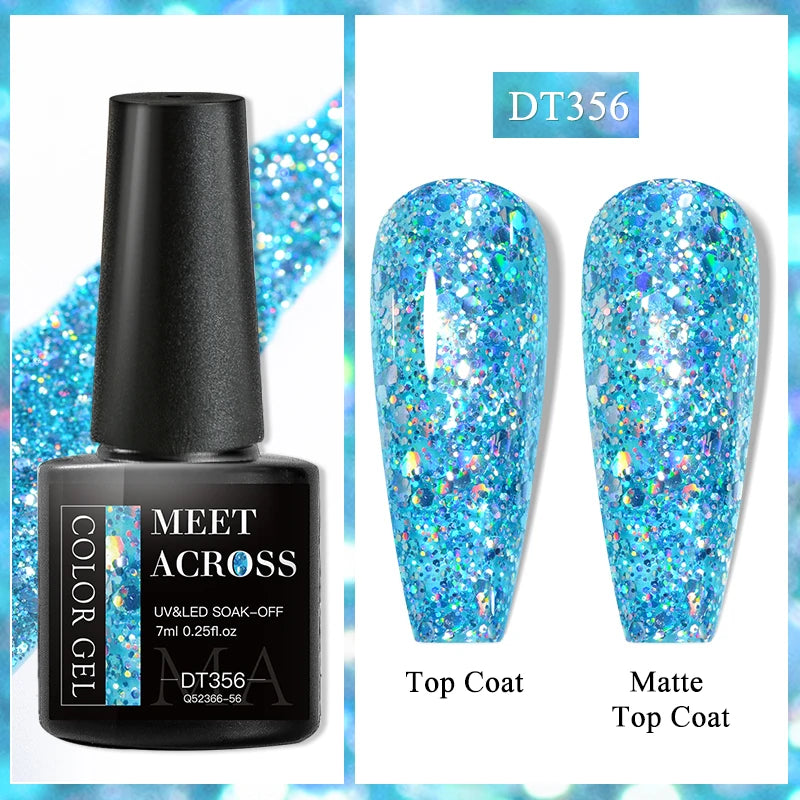 MEET ACROSS Matte Gel Polish