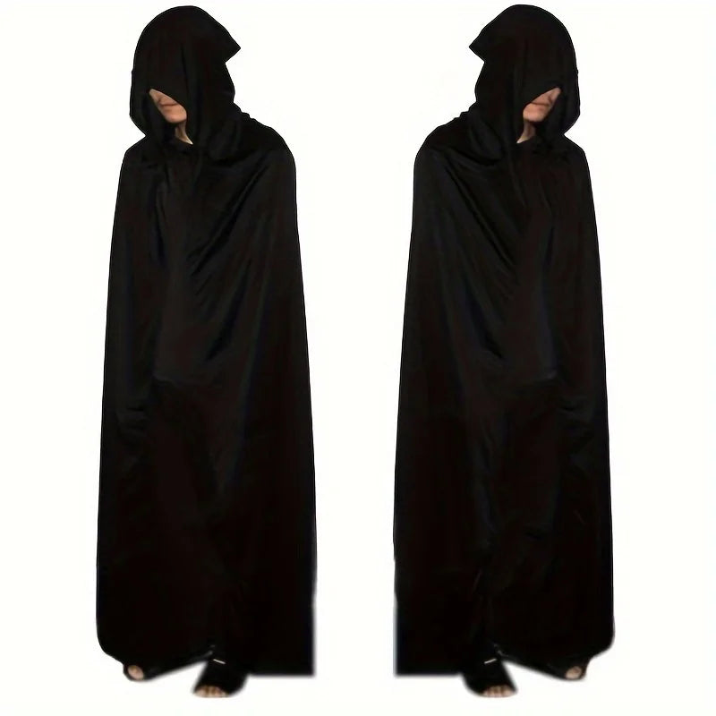 Black Grim Reaper Costume Cloak