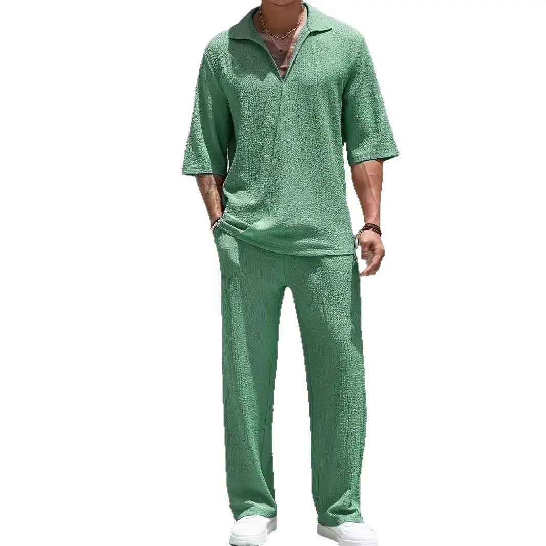 European American Commuter Shirt Set