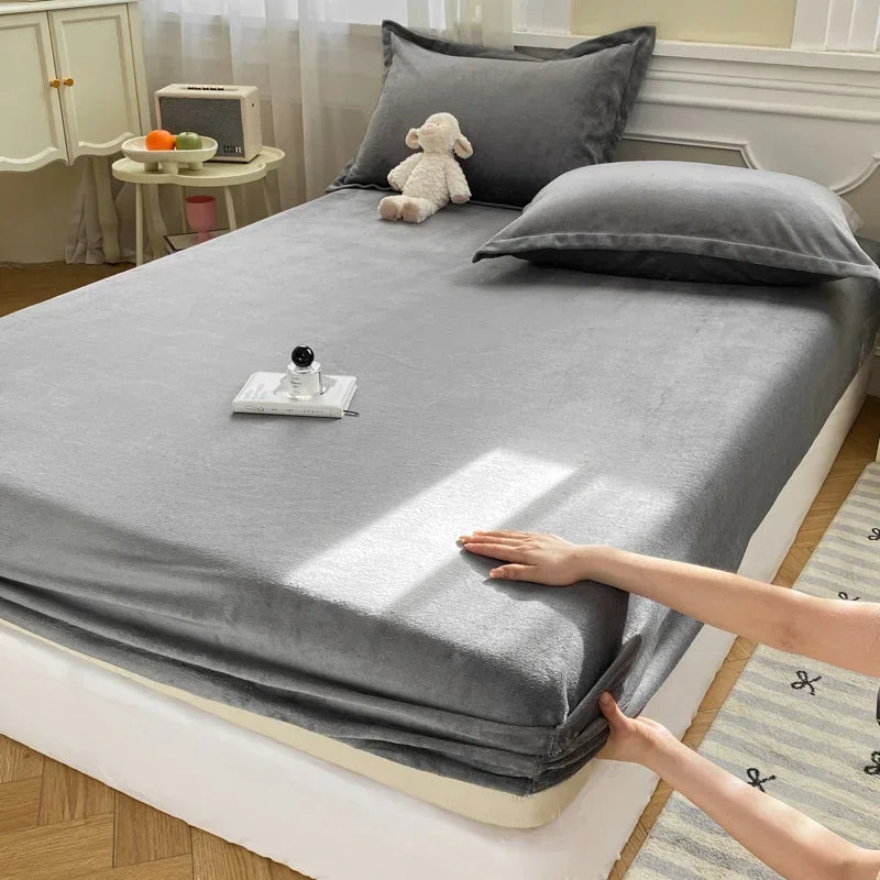 Flannel Fitted Bed Sheet