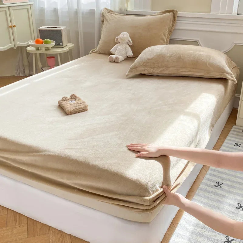 Flannel Fitted Bed Sheet