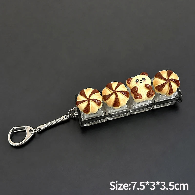 Key Cap Clicker Keychain Party