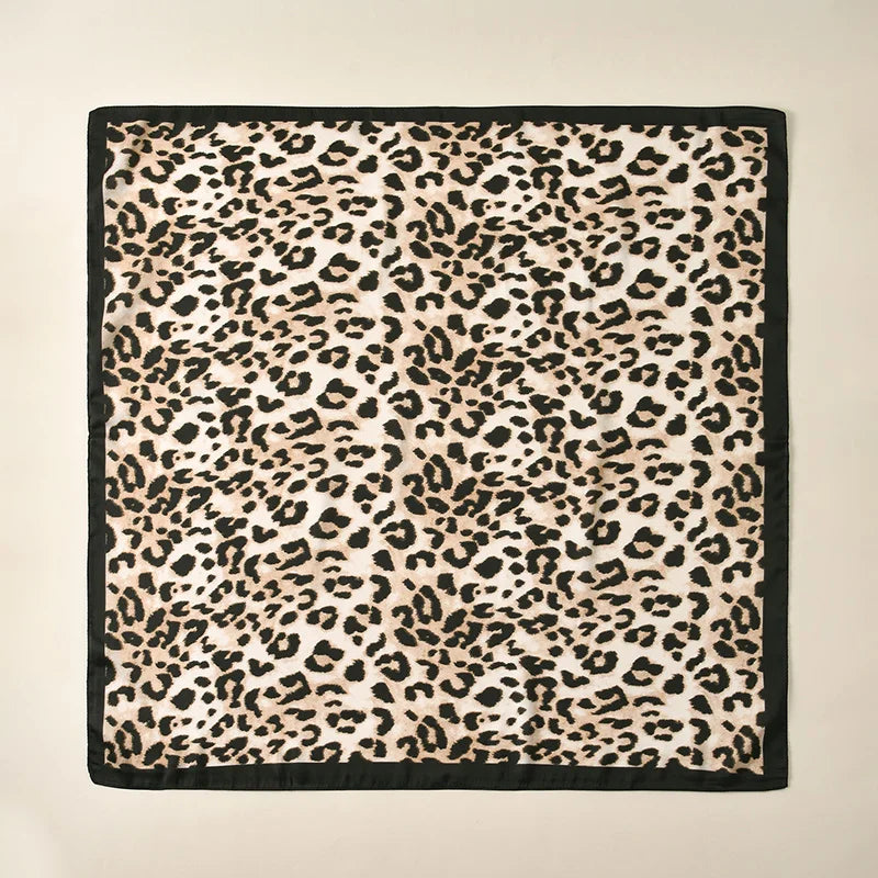 68cm Leopard Printed Square