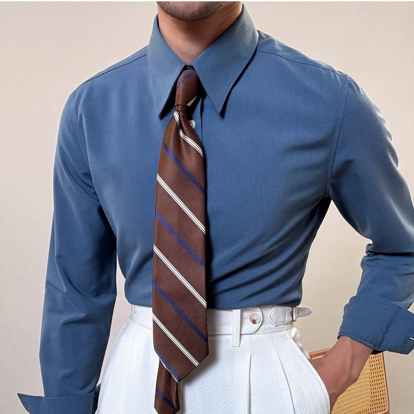 Business French Cuff Dress Shirt