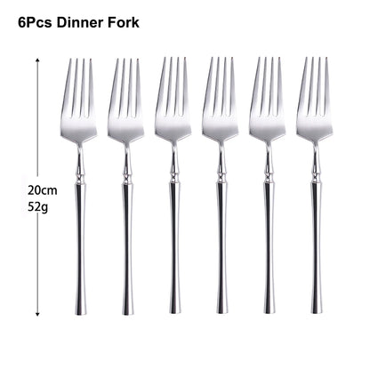 Metal Solid Color Spoon Set