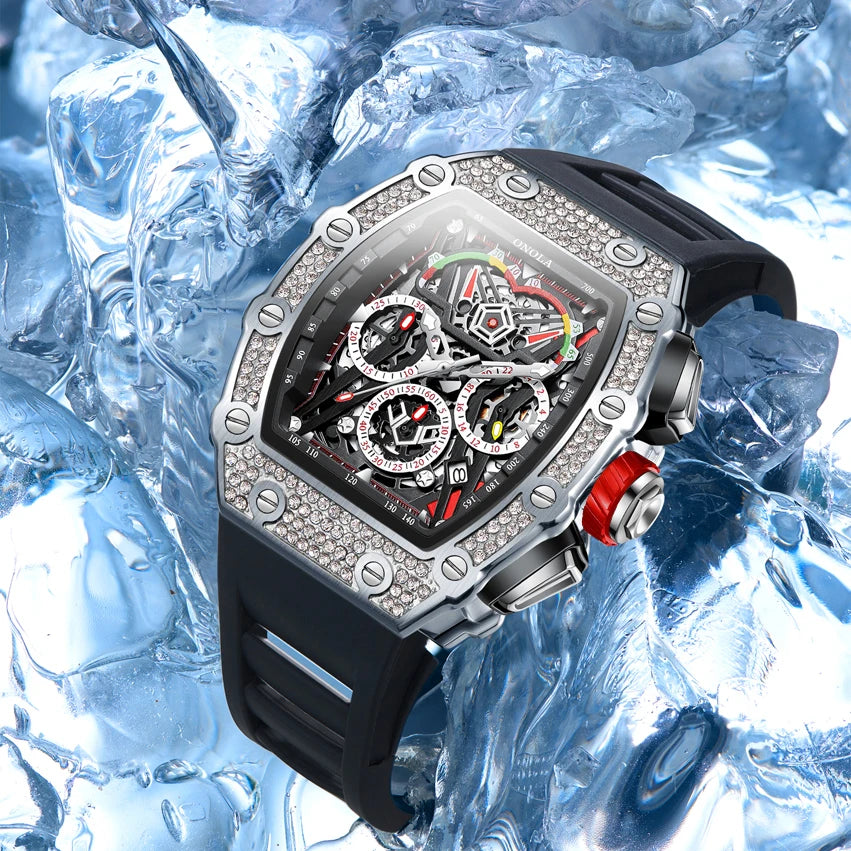 Multifunctional Barrel Quartz Watch