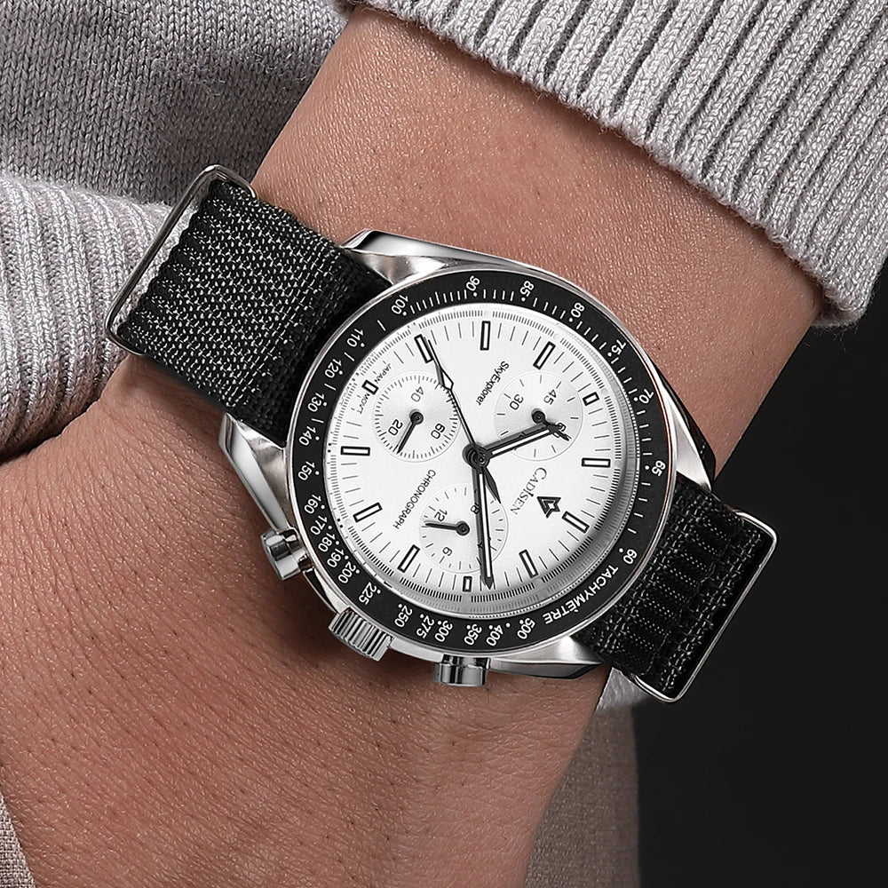 Cadisen Canvas Strap Chronograph