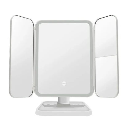 Trifold LED Mirror