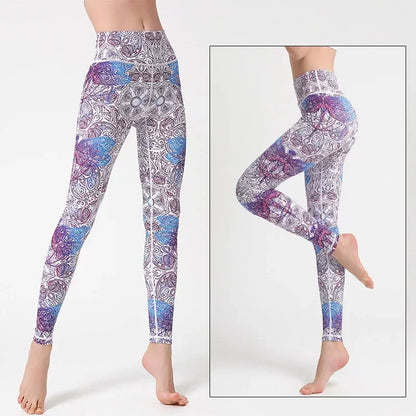 Cloud Hide Floral Push-Up Leggings