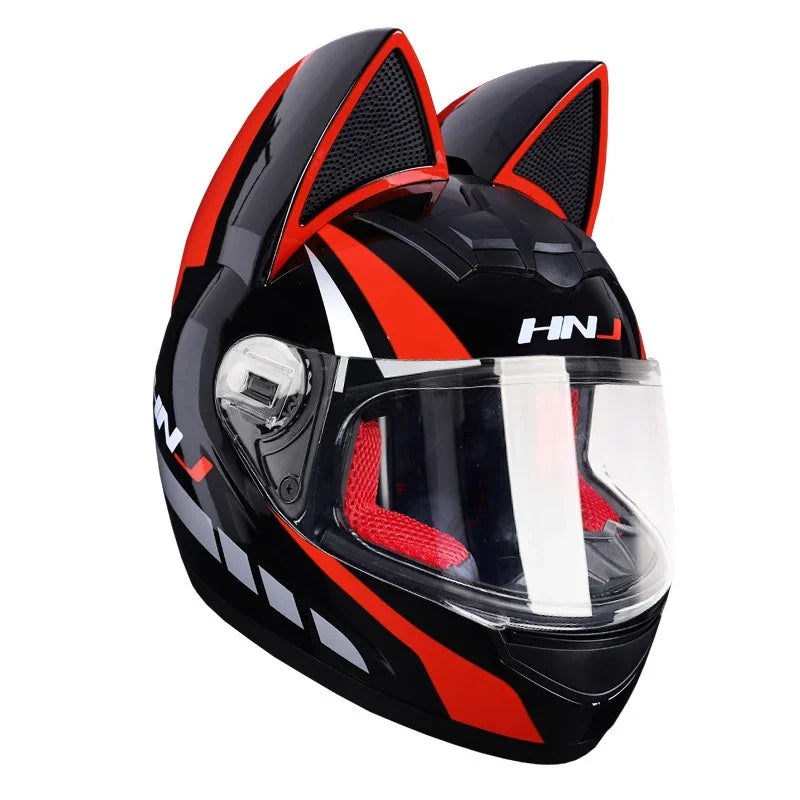 Cat Ear Full-Face Helmet