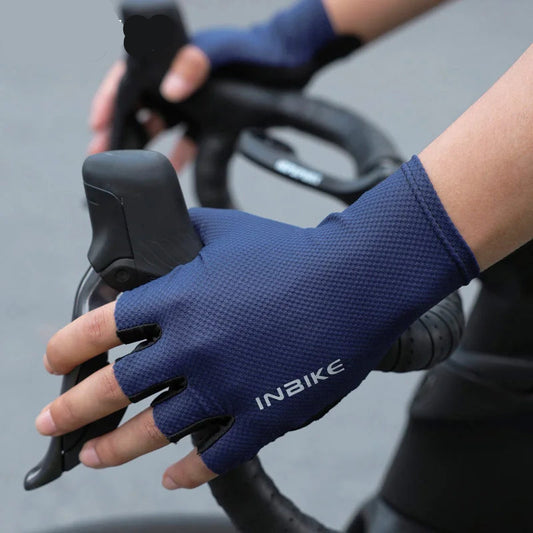 Shock-Absorbing Half-Finger Cycling Gloves