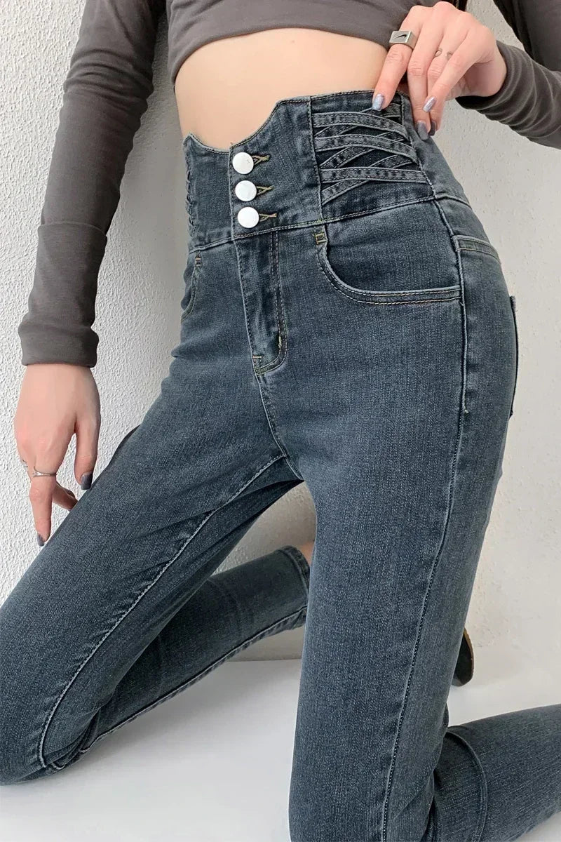 Sash Pencil Jeans