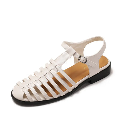 Roman-Style T-Strap Gladiator Sandals