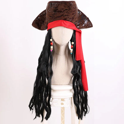 Pirate Hat and Wig Set