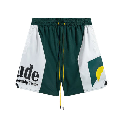 Letter Print Hip-Hop Beach Shorts