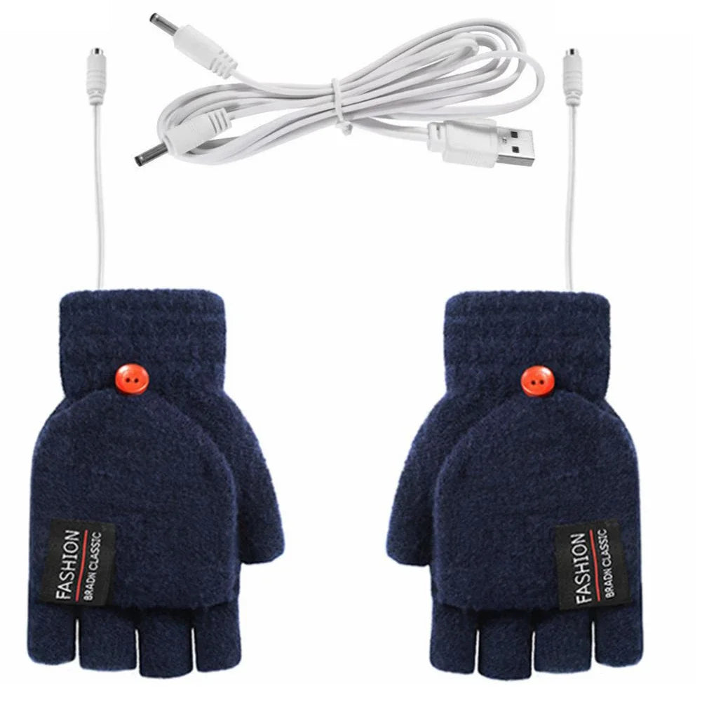 USB Rechargeable Electric Heating Gloves