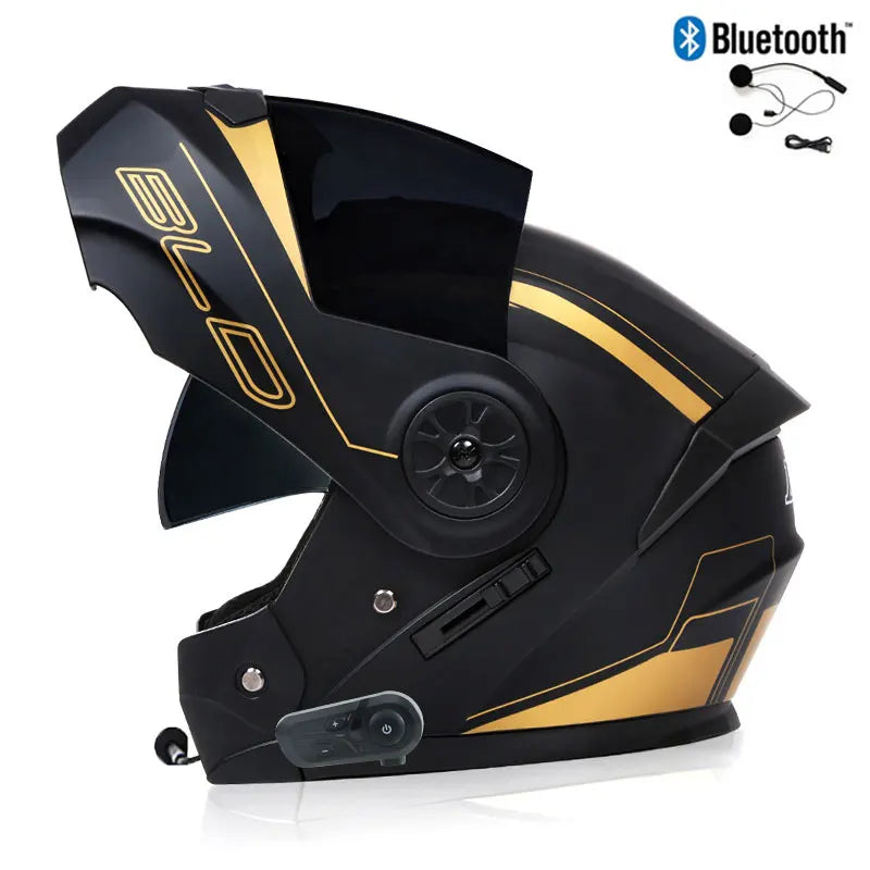 BLD Bluetooth-Ready Flip-Up Helmet