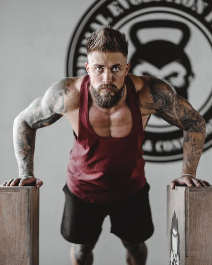 Men’s Gym Stringer Tank Top
