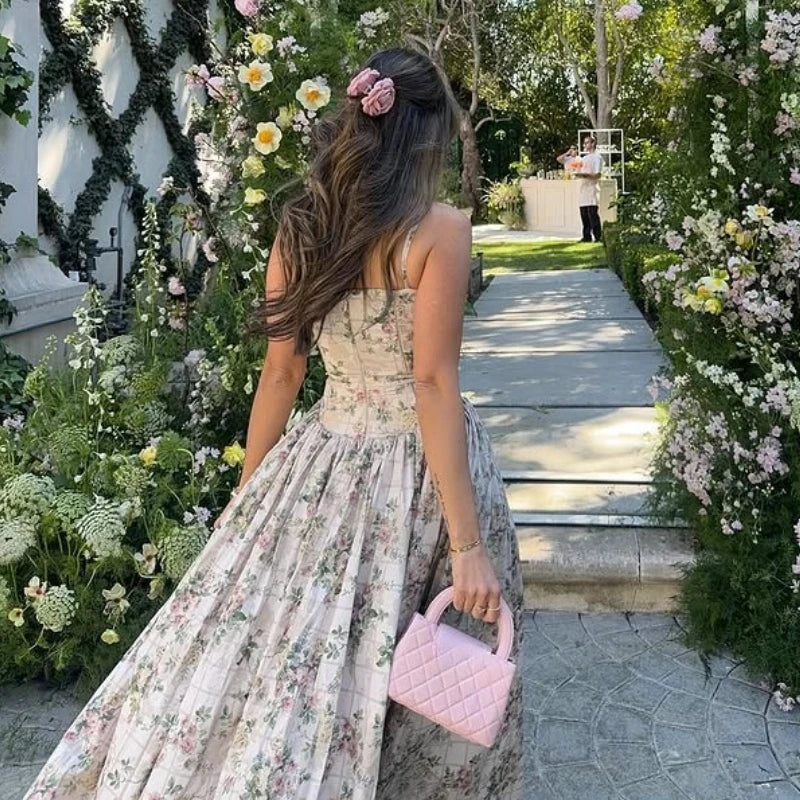 Printed Fit & Flare Dress