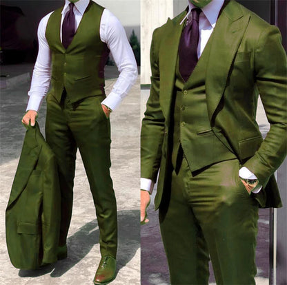 Solid Color Formal Business Suit