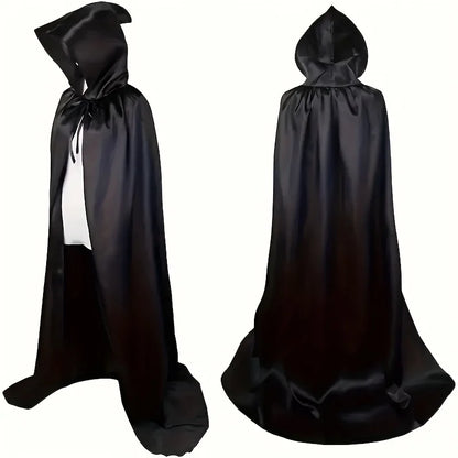 Black Grim Reaper Costume Cloak
