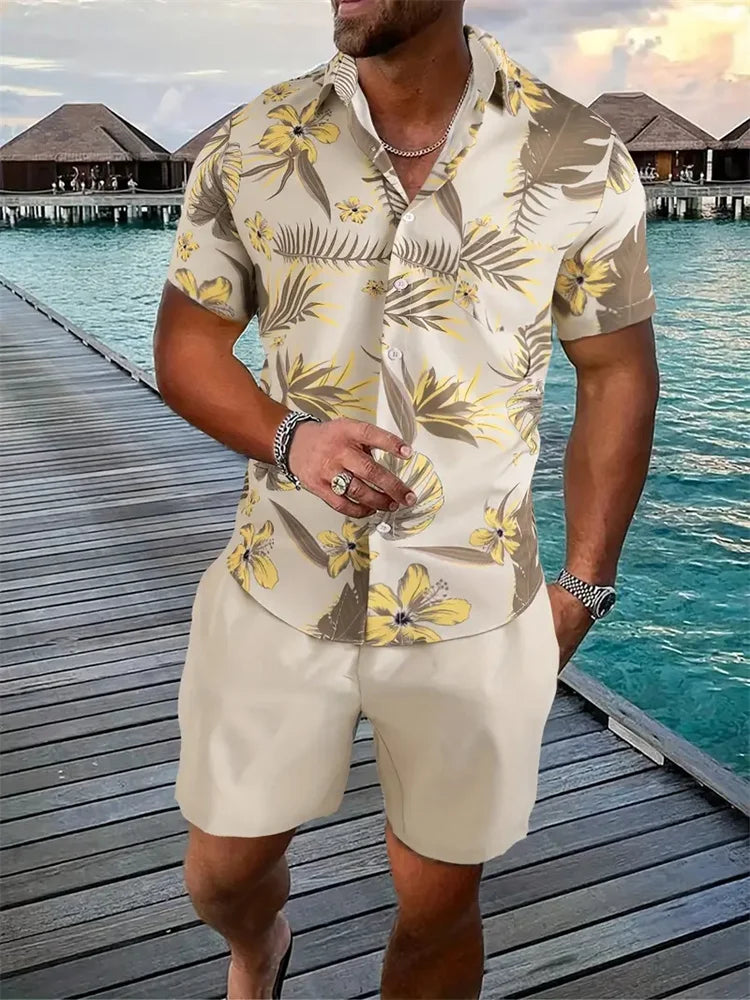 3D Print Hawaiian Shirt Set